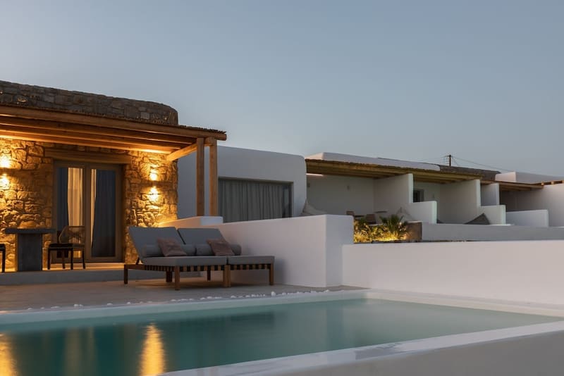Private plunge pool at Aegean Hospitality Mykonos, Mykonos — photo 5