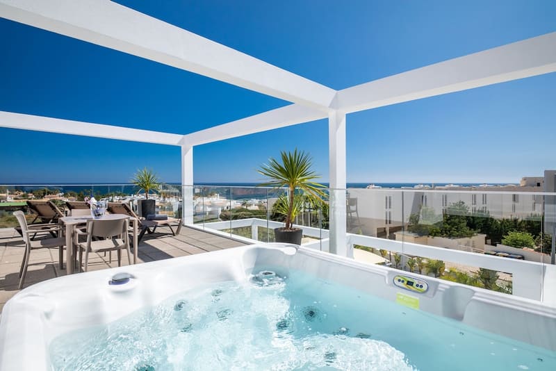 Private hot tub at Lagos Atlantic Hotel, Lagos
