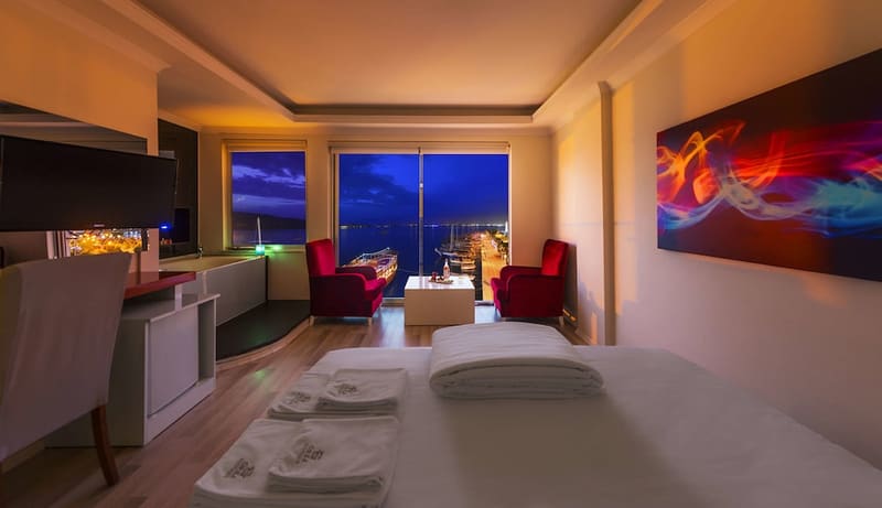 Private hot tub at Orka Boutique Hotel, Fethiye