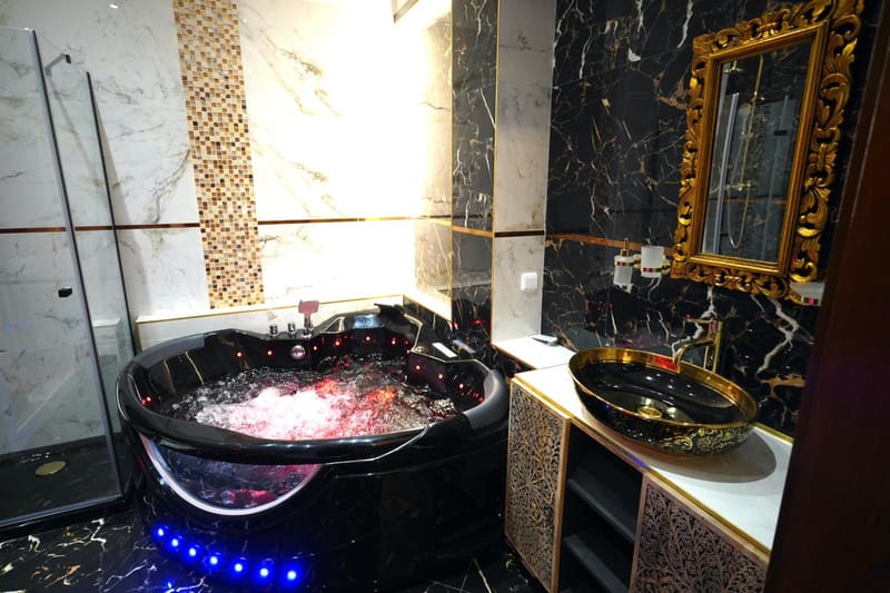 Private hot tub at SPA Hotel Liliova Prague Old Town, Prague