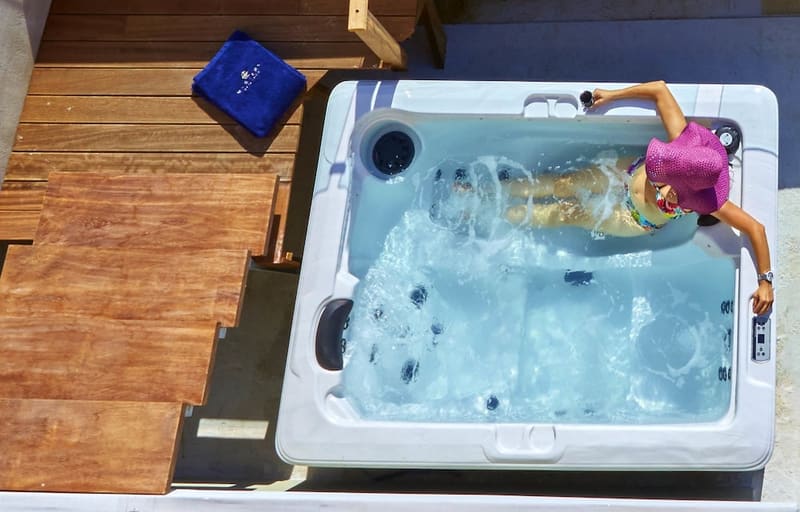 Private hot tub at Mystery Skiathos Luxury Residence, Skiathos — photo 2