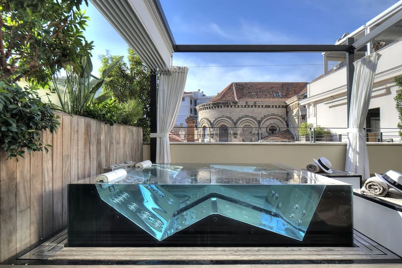 Private hot tub at Five Seas by Inwood Hotels, Cannes