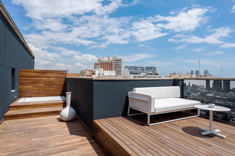 Private hot tub at Room Mate Pau, Barcelona, Barcelona