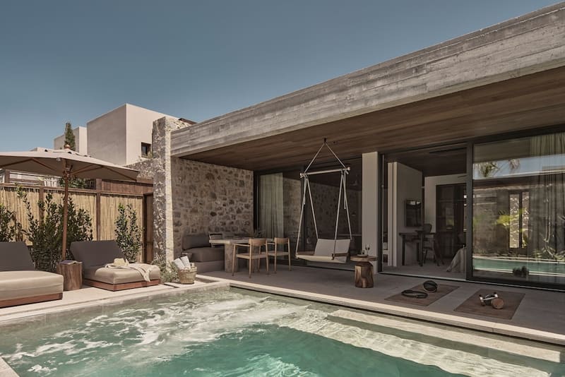 Private hot tub at Theros All Suite Hotel - Adults Only, Kos — photo 2