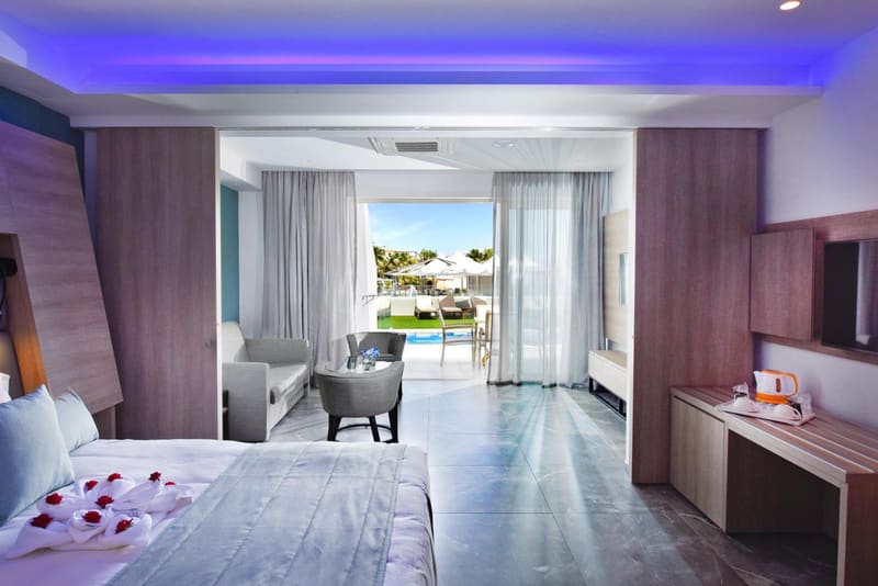 Private plunge pool at Pernera Beach Hotel, Protaras