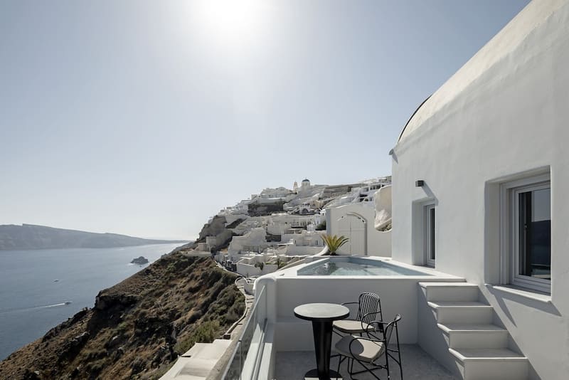 Private hot tub at Hom Santorini, Santorini — photo 5