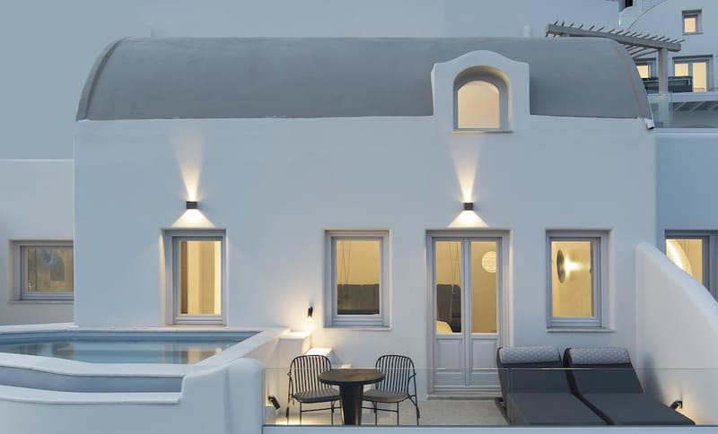 Private hot tub at Hom Santorini, Santorini, photo 6