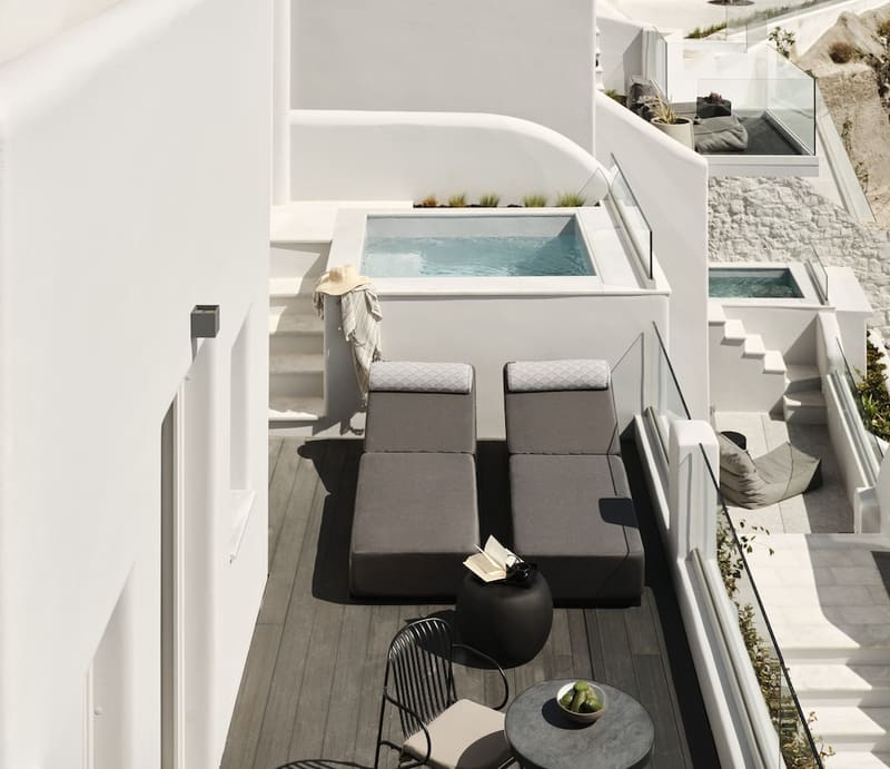 Private hot tub at Hom Santorini, Santorini — photo 3