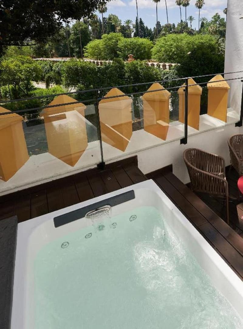 Private plunge pool at Suites Murillo Plaza Sta. Cruz, Seville