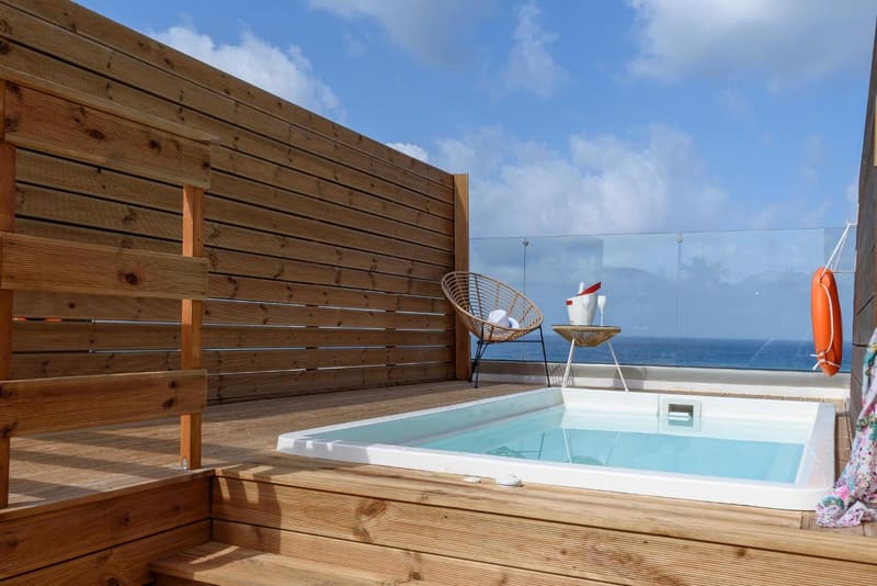 Private plunge pool at Eurohotel Theo Hotel, Chania