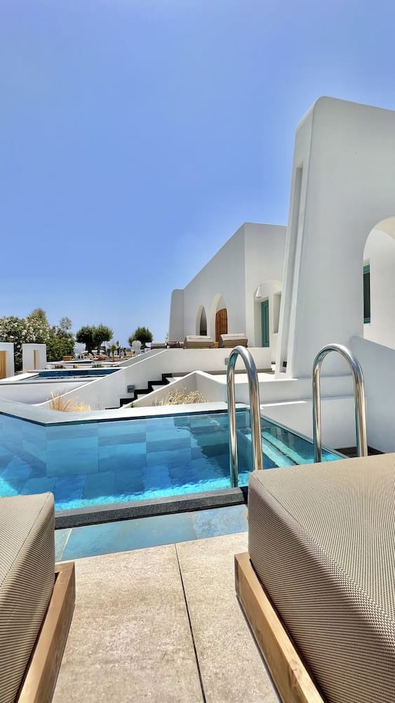 Private plunge pool at Anastasia Princess Luxury Beach Residence, Adults Only, Santorini, photo 6