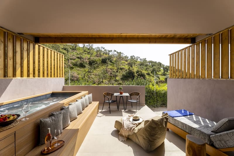 Private hot tub at Avaton Suites & Villa Philian Collection, Skiathos, photo 2