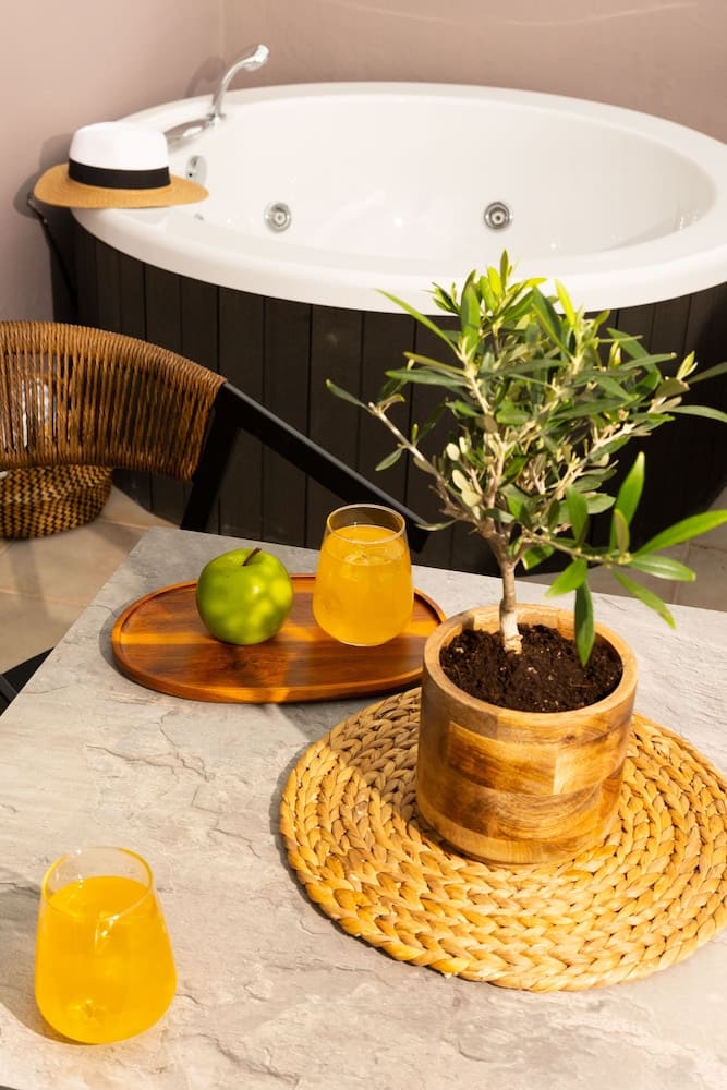 Private hot tub at Avaton Suites & Villa Philian Collection, Skiathos, photo 4