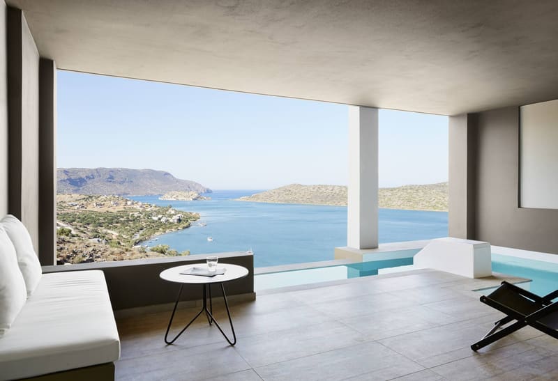 Private jacuzzi at Domes Aulus Elounda, Adults only, Curio Collection by Hilton, Elounda, photo 6