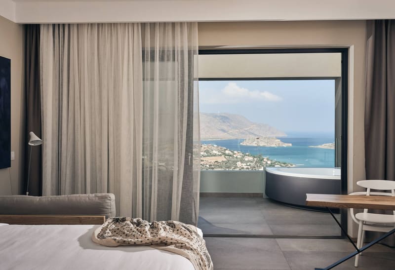Private jacuzzi at Domes Aulus Elounda, Adults only, Curio Collection by Hilton, Elounda — photo 5