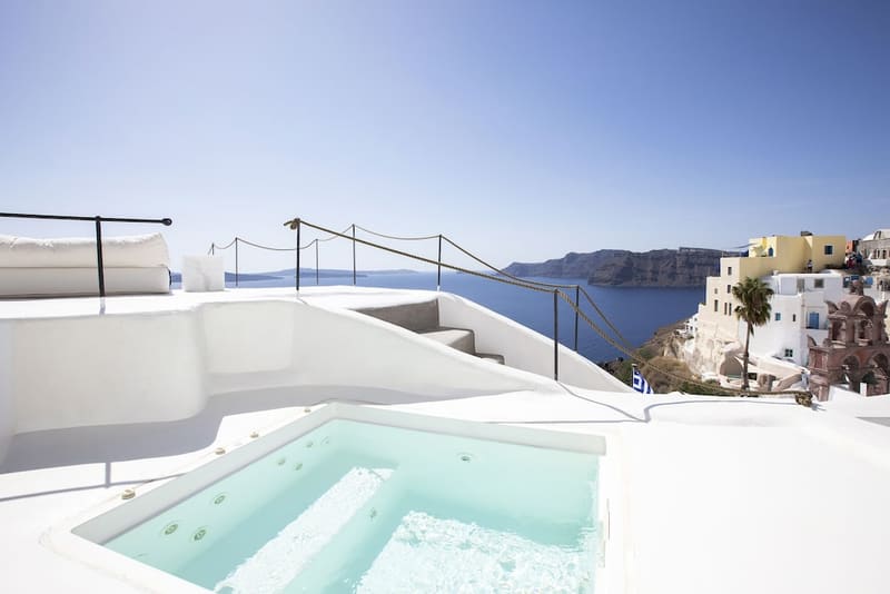 Private plunge pool at Ducato di Oia - Adults Only, Santorini
