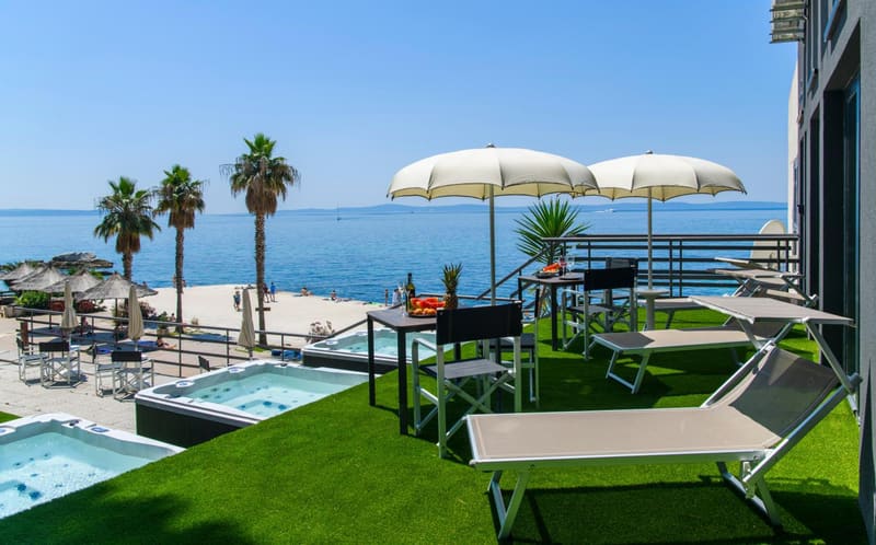 Private jacuzzi at Via Mare Luxury Rooms, Split, photo 2