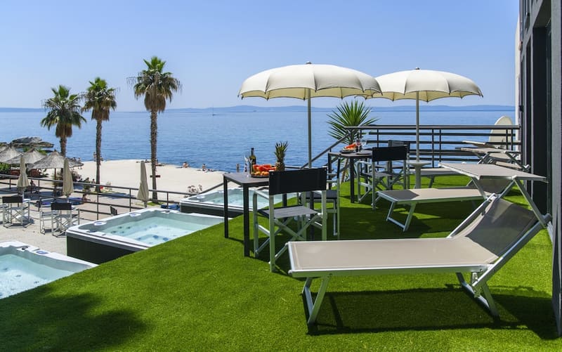 Private hot tub at Via Mare Luxury rooms, Split — photo 6