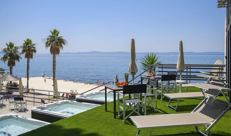 Private hot tub at Via Mare Luxury rooms, Split — photo 5