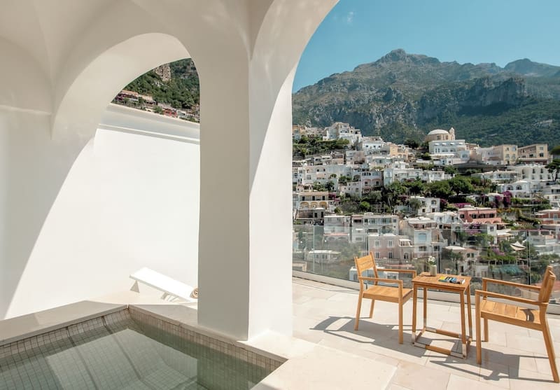 Private hot tub at Hotel Posa Posa, Positano — photo 3