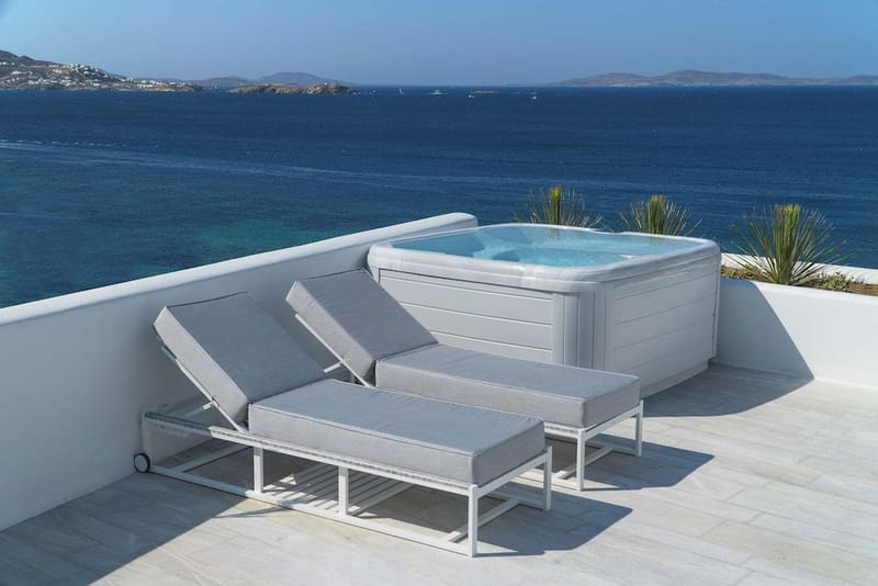 Private plunge pool at Mykonos Riviera, Mykonos