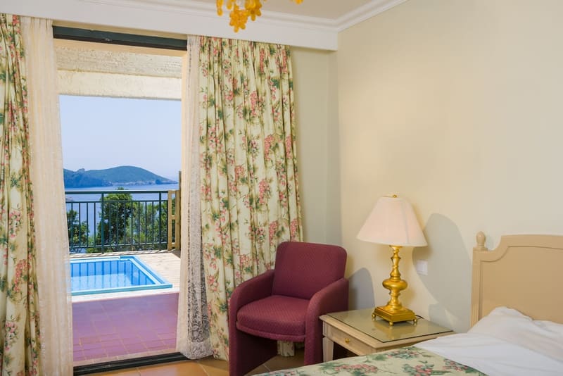Private plunge pool at Paleokastritsa Palace  - Adults Only, Corfu