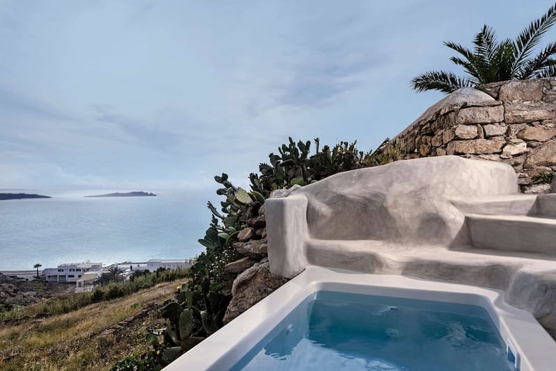Private hot tub at Boheme Mykonos Town - Small Luxury Hotels of the World, Mykonos, photo 4