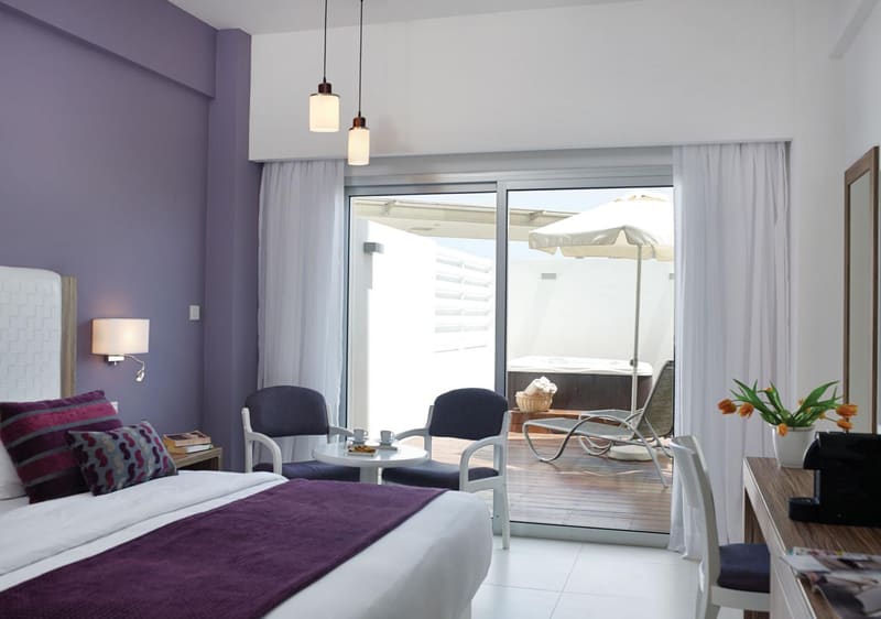Private jacuzzi at Atlantica Sea Breeze, Adults Only, Protaras