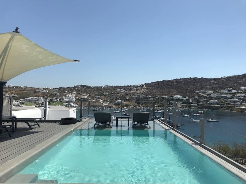 Private plunge pool at Kivotos Mykonos - Preferred Hotels & Resorts, Mykonos — photo 2