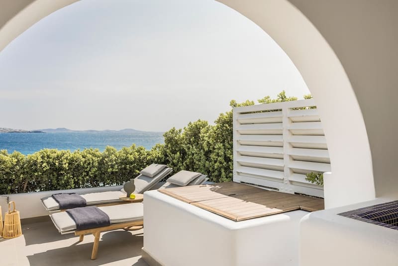 Private plunge pool at Grace Mykonos, Mykonos — photo 6