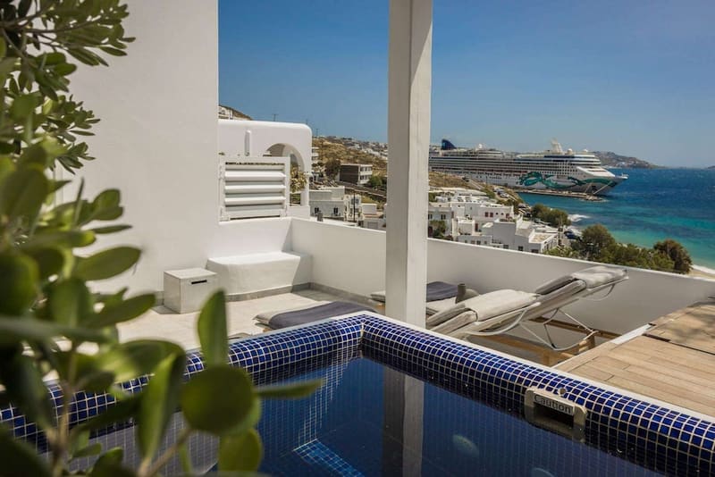 Private plunge pool at Grace Mykonos, Mykonos — photo 2
