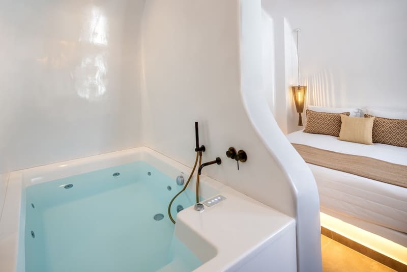 Private hot tub at Evgenia Villas & Suites by Calm Collection, Santorini — photo 2