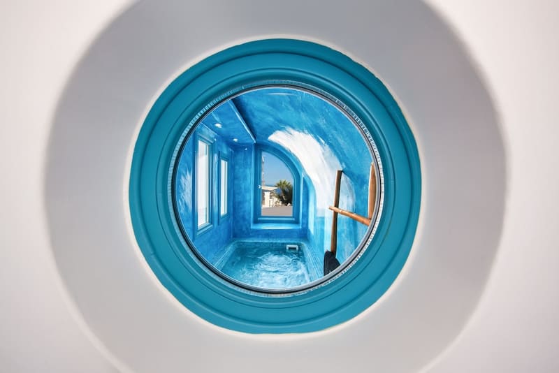 Private hot tub at Evgenia Villas & Suites by Calm Collection, Santorini — photo 5