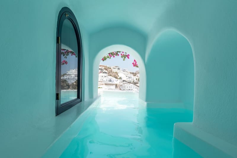 Private plunge pool at Chelidonia Luxury Suites - Adults Only, Santorini, photo 5