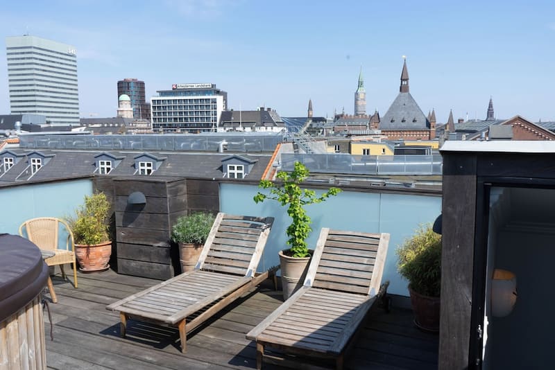 Private hot tub at Axel Guldsmeden, Copenhagen — photo 2