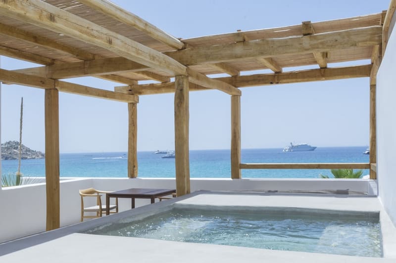 Private hot tub at Branco Mykonos, Mykonos — photo 2