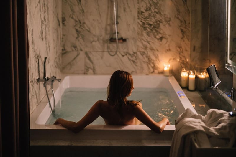 Private jacuzzi at Hotel The Haven Roma, Rome