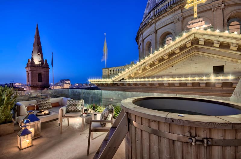 Private hot tub at Casa Ellul - Small Luxury Hotels of the World, Valletta — photo 3