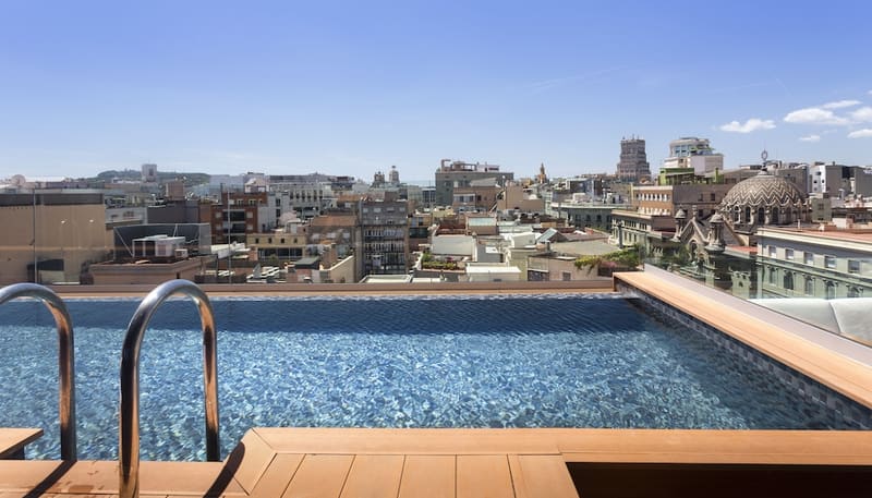 Private jacuzzi at Negresco Princess, Barcelona, photo 4