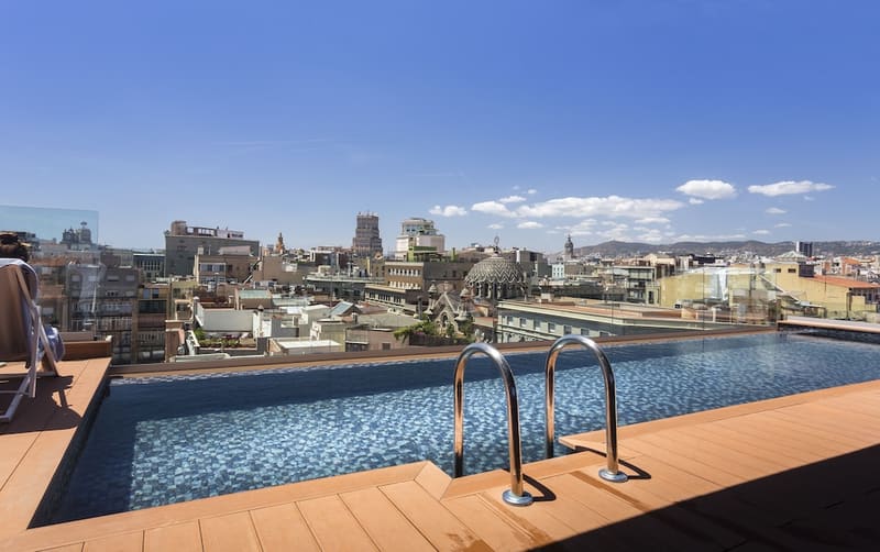 Private jacuzzi at Negresco Princess, Barcelona, photo 3