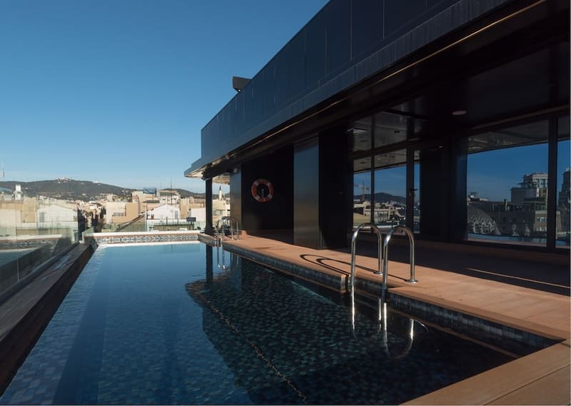 Private jacuzzi at Negresco Princess, Barcelona, photo 5