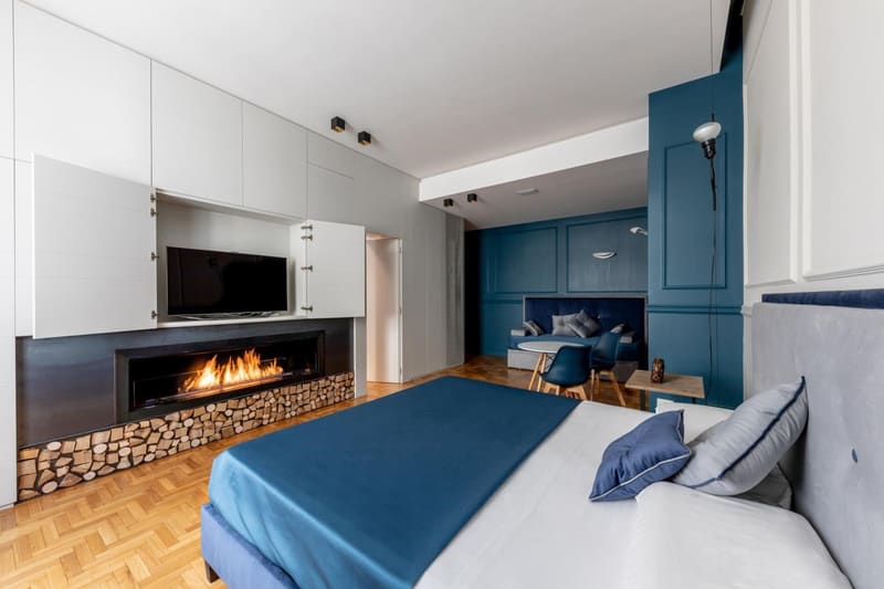 Private hot tub at Blue Inn Luxury Suites, Rome, photo 6