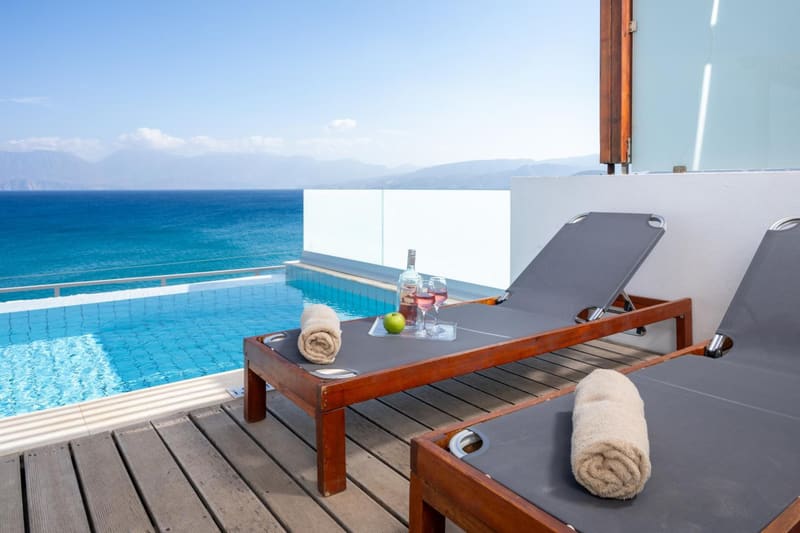Private hot tub at Miramare Resort & Spa, Agios Nikolaos, photo 3