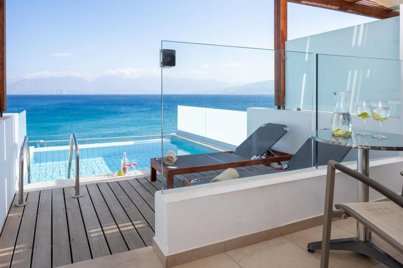 Private hot tub at Miramare Resort & Spa, Agios Nikolaos, photo 4