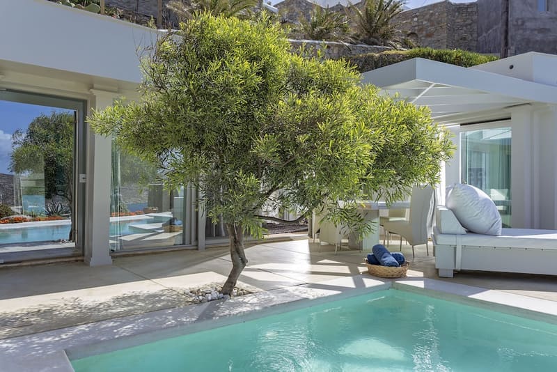 Private hot tub at Greco Philia Hotel Boutique, Mykonos, photo 3