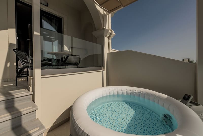 Private hot tub at Nikon Boutique Hotel, Zakynthos — photo 2