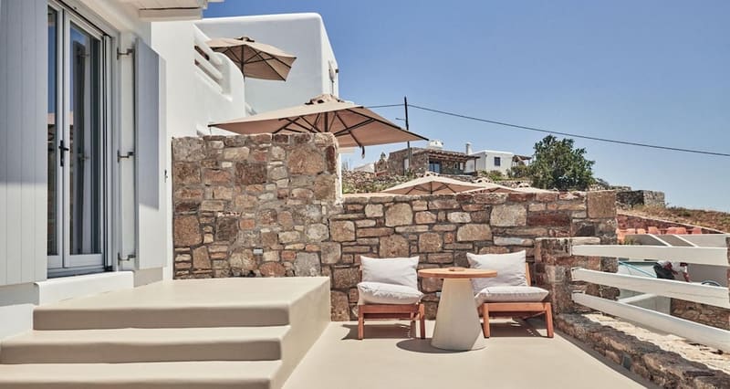 Private hot tub at Collini Hotel Mykonos, WorldHotels Elite, Mykonos — photo 3