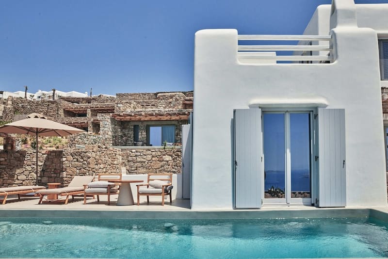 Private hot tub at Collini Hotel Mykonos, WorldHotels Elite, Mykonos, photo 4