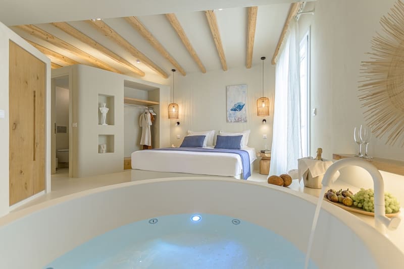Private hot tub at Antony Suites - Adults Only, Naxos — photo 4