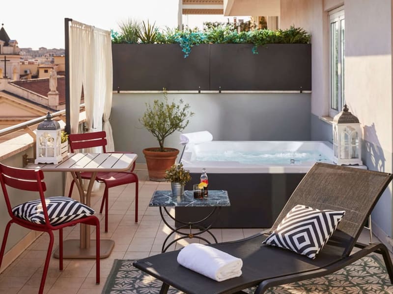 Private jacuzzi at Mercure Roma Corso Trieste, Rome
